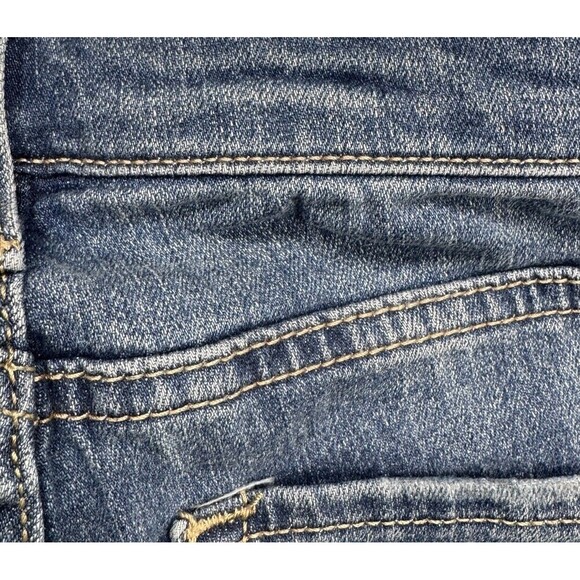 Gap Outlet Legging Jeans Womens 6/28 Patch Distressing Blue Measures 30 x 29.5 - Picture 6 of 12